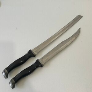 Vintage Cutco Carving Knife Serrated Bread Knife Set Kitchen 1731 & 1732